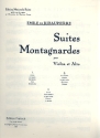 Suites montagnardes pour violon et alto partition
