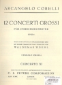 Concerto grosso B-Dur op.6,11 fr 2 Violinen, Violoncello und Orchester Cembalo