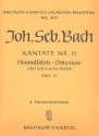 Lobet Gott in seinen Reichen Kantate Nr.11 BWV11 Harmonie
