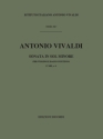 SONATA SOL MINORE PER VIOLINO E BASSO CONTINUO, R 13/F XIII:5 PARTITURA