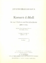 Konzert d-Moll BWV1043 fr 2 Violinen und Orchester Violine 1