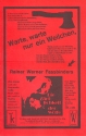 Warte, warte nur ein Weilchen  und  Was eine Frau im Frhling trumt fr Salonorchester Stimmen