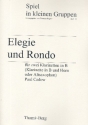 Elegie und Rondo fr 2 Klarinetten (Klarinette und Horn/Altsaxophon) Spielpartitur und Stimmen