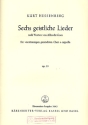 6 geistliche Lieder op.55 fr gem Chor a cappella Singpartitur