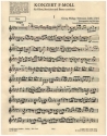Konzert f-Moll fr Oboe, Streicher und Bc Oboe