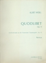 Quodlibet op.9 fr Orchester Partitur