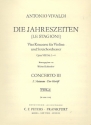 Konzert F-Dur RV293 op.8,3 'Der Herbst' fr Violine und Streicher Viola