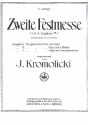 Festmesse Nr.2 fr gem Chor und Orchester Partitur (la)