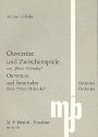 Ouvertre und Zwischenspiel aus 'Prinz Holmsky' fr Orchester Studienpartitur