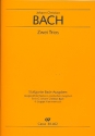2 Trios C-Dur und A-Dur op.15,1-2 fr Violine, Violoncello und Klavier