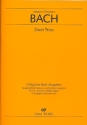 2 Trios C-Dur und A-Dur op.15,1-2 fr Violine, Violoncello und Klavier
