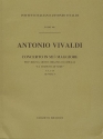 Concerto mi bemol maggiore op.8,5 F.I:26 per violino, archi e organo partitura