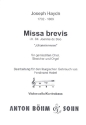 Missa brevis B-Dur 'in honorem sancti Joannes de deo' fr gem Chor, Streicher und Orgel Cello /  Ba