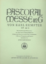 Pastoralmesse  G-Dur op.24b für Männerchor und Orgel (Orchester) Orgelauszug