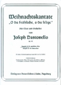 Weihnachtskantate op.44 für Männerchor und Orchester Klavierauszug (dt)