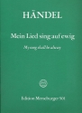 Mein Lied sing auf ewig Psalm 89 fr gem Chor (STB) und Orchester Partitur (dt/en)