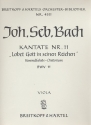 Lobet Gott in seinen Reichen Kantate Nr.11 BWV11 Viola