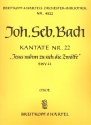Jesus nahm zu sich die Zwlfe Kantate Nr.22 BWV22 Oboe