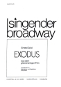 Exodus Titelmelodie aus dem Film f�r TTBB Chor und Klavier Partitur (dt/en)