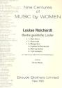 6 geistliche Lieder Set A Nr.1-3 fr 4-stg Frauenchor und Bc Partitur (dt/en)