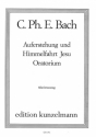 Auferstehung und Himmelfahrt Jesu - Oratorium fr Soli (SATB), Chor und Orchester Klavierauszug