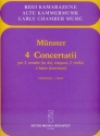 4 Concertatii per 2 trombe (in do), timpani, 2 violini e bc partitura e parti