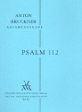 Psalm 112 fr Doppelchor und Orchester Studienpartitur