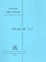 Psalm 112 fr Doppelchor und Orchester Studienpartitur