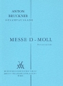 Messe d-Moll fr gem Chor und Orchester Revisionsbericht