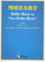 Ballet Music to les petits riens for violin (1. position) and piano