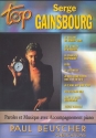 Top Serge Gainsbourg: Paroles et musique avec accompagnement piano