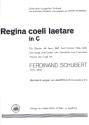 Regina coeli laetare C-Dur fr gem Chor, Orchester und Orgel Orgelauszug