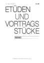 Etden und Vortragsstcke fr Bariton