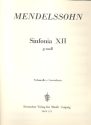 Sinfonia g-Moll Nr.12 fr Streichorchester Cello / Bass