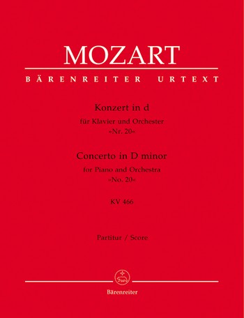 Konzert d-Moll KV466 fr Klavier und Orchester Partitur