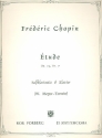 Etde op.25,7 fr Bassklarinette und Klavier