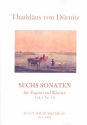 6 Sonaten Band 1 (Nr.1-2) fr Fagott und Klavier