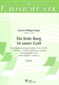 Eine feste Burg ist unser Gott fr gem Chor, Streicher und Bc Partitur