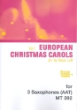 European Christmas Carols vol.1 for 3 saxophones,  score