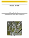 Rondo KV184b for flute solo and flute ensemble score and parts