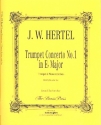 Concerto Es-Dur Nr.1 fr Trompete und Klavier (mit B-Piccolo und Es-Stimmen)