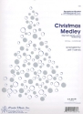 Christmas Medley for 4 saxophones (S(A)ATB) score and parts