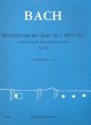 Tanzsätze aus der Suite Nr.2 BWV1067 für Blockflötenensemble (AATB) Partitur und Stimmen
