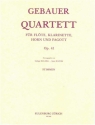 Quartett op.41 fr Flte, Klarinette, Horn und Fagott Stimmen