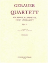 Quartett op.41 fr Flte, Klarinette, Horn und Fagott Stimmen