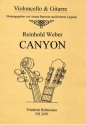 Canyon fr Violoncello und Gitarre Partitur und Stimme