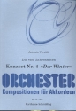 Der Winter Konzert f-Moll Nr.4 RV297 aus Die vier Jahreszeiten fr Akkordeon- orchester,  Partitur