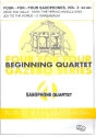 Four for four Saxophones vol.3 Christmas Songs for saxophone quartet score and parts