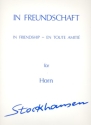 In Freundschaft op.46 11/12 fr Horn (Noten und Analyse)