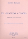 Quatuor  cordes no.15 parties